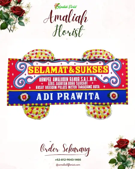 Papan Bunga Ucapan Selamat Limba U I